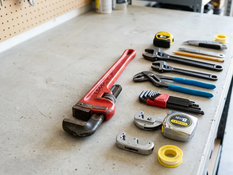 Professional plumbers in Wilmington, OH equipped with top-tier tools for residential and commercial plumbing services.